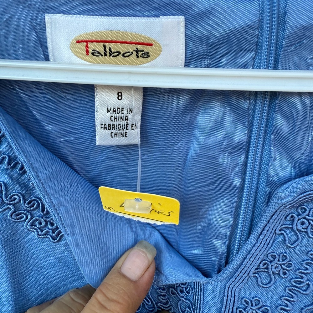 Talbots Women's Elegant Blue Robe